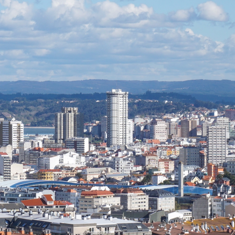 Vista general de A Coruña